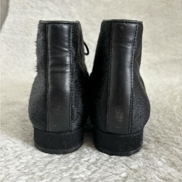 Zara Calf Hair Flat Leather boots size 36 - Picture 6 of 8